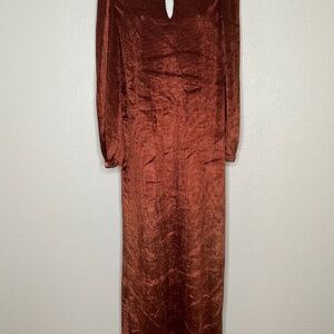 Vintage Patti Cappelli Vintage Deep Rust Lounge Dress Size S